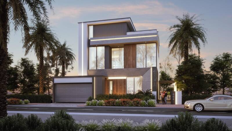 A 6-bedroom townhouse that reflects luxury with a private pool.