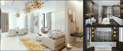 A 6-bedroom townhouse that reflects luxury with a private pool.