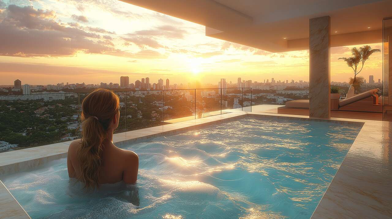 Exquisite studio with private pool