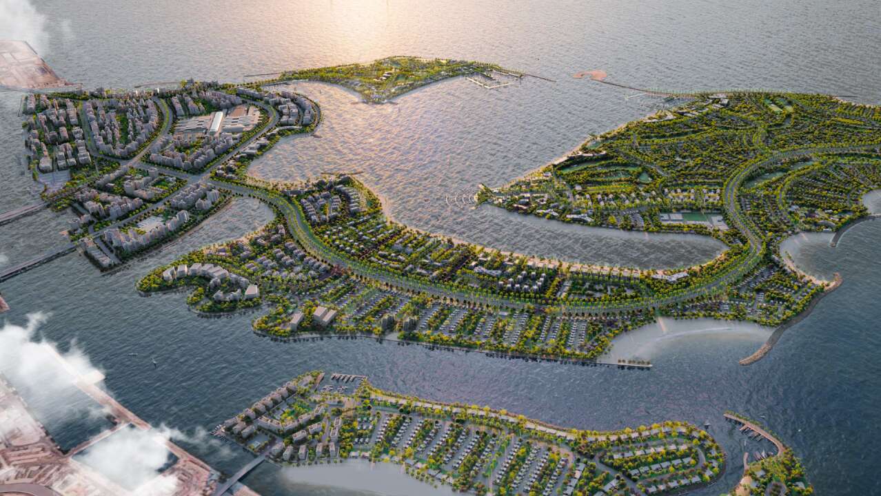 A unique three-bedroom apartment with a stunning sea view